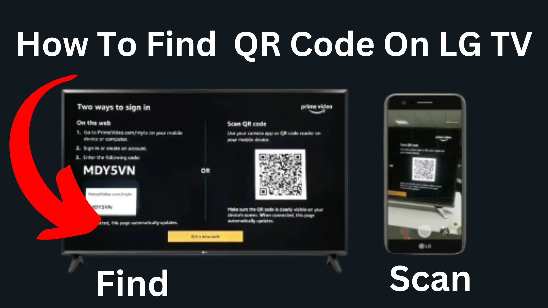 How To Find QR Code On LG TV